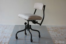 Vintage Cast Iron Chemist Chair