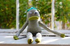 Meet Cicily, The Handmade Sock Monkey