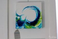 Hand Painted Wave Painting by Jennifer Rashleigh [crest]