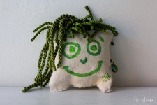 Hand Painted “Relax” Fringe Pillow by Jennifer Rashleigh