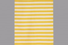 Draper Stripe Citrine/Cream Rug 5X8 by Dwell Studio
