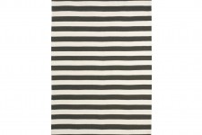 Draper Stripe Rug Ink / Cream 5×8 by Dwell Studio