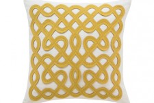 Labyrinth Citrine Pillow by Dwell Studio