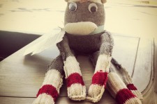 Meet Baxter, The Handmade Sock Monkey