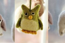 Handmade Wool Christmas Ornaments