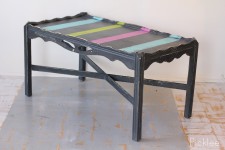 Retro Striped Coffee Table