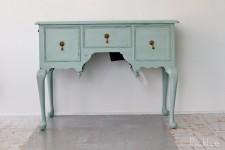 Antique Queen Anne Music Console Table